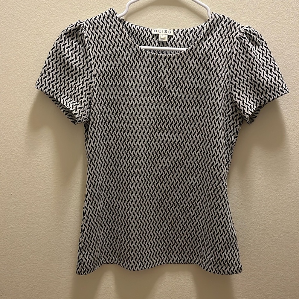 Reiss Patterned Blouse - image 1